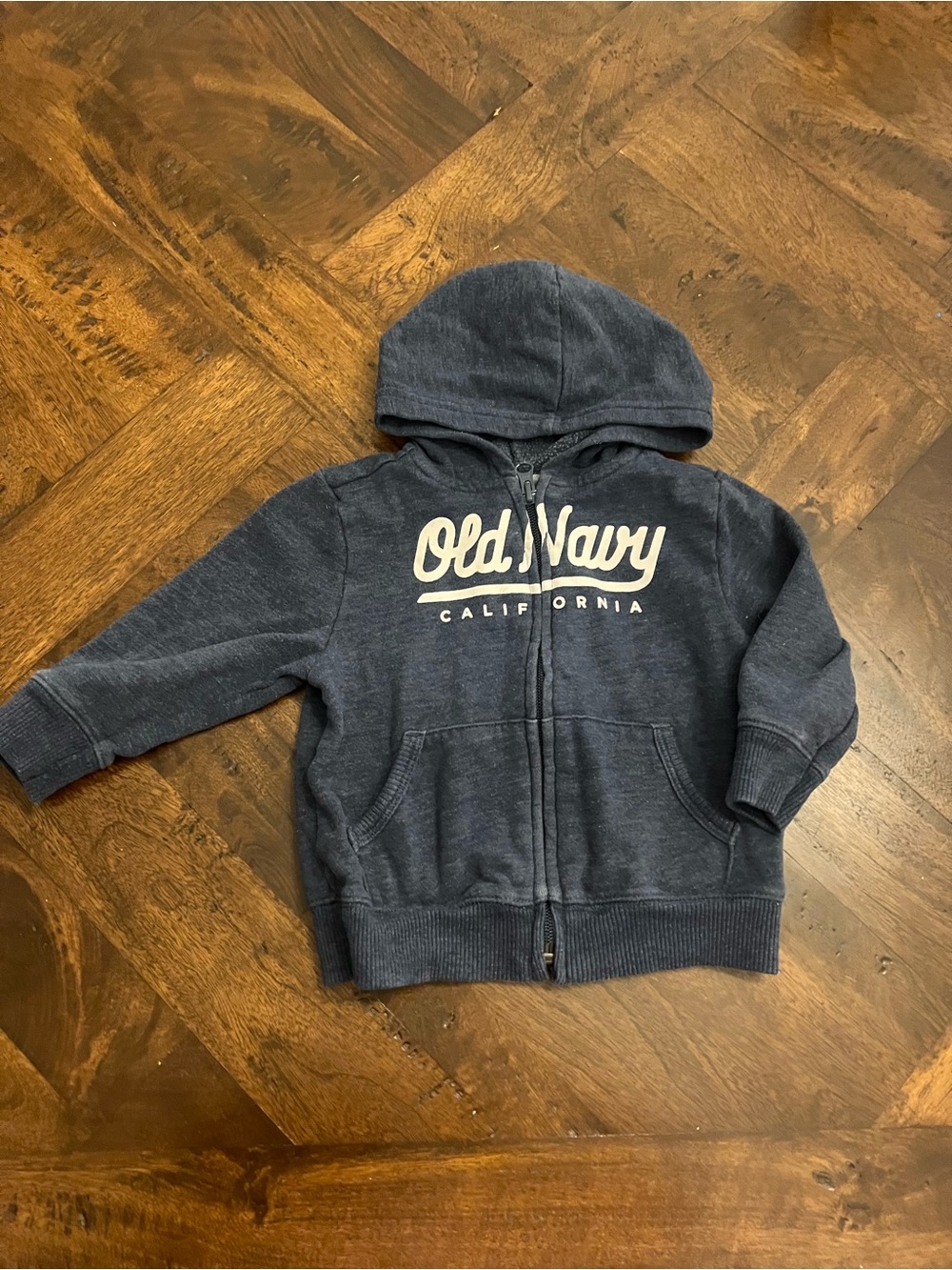 Old Navy Toddler Navy Zip-Up Hoodie